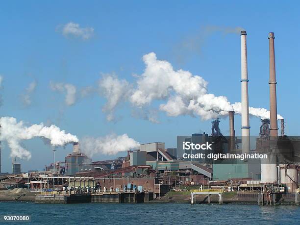 Foto de Steelfactory e mais fotos de stock de Alumínio - Alumínio, Azul, Aço