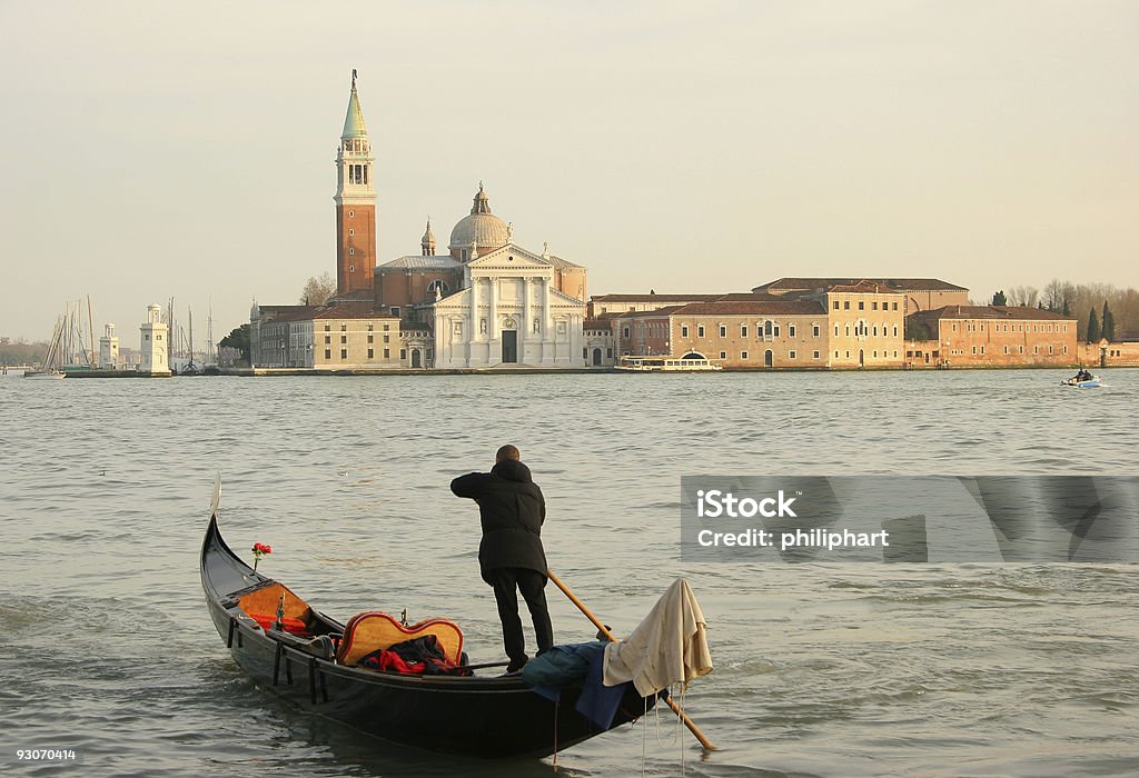 Gôndola em Veneza - Foto de stock de A Giudecca royalty-free