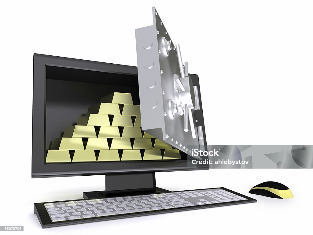Computer Sicherheit Konzept - Lizenzfrei Bank Stock-Foto