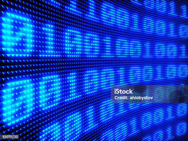 Código Binario Foto de stock y más banco de imágenes de Azul - Azul, Abstracto, Cifras financieras