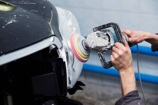 istock polishing of a black machine 930707830