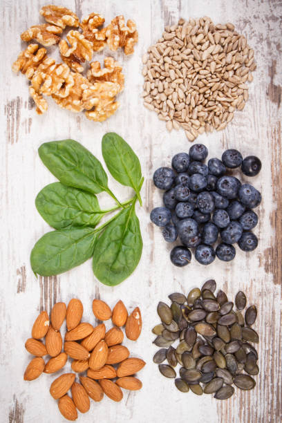 istock Natural ingredients as source vitamin E, minerals and dietary fiber 930712182
