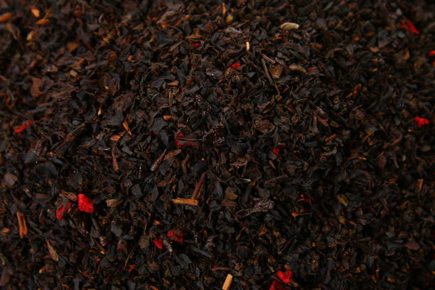 istock Tea herbs texture. Black tea. Organic dried black tea leaves. 930715930