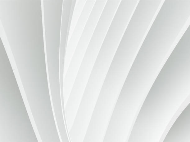istock Abstract of white pattern space ,Perspective of future design architecture 930720108
