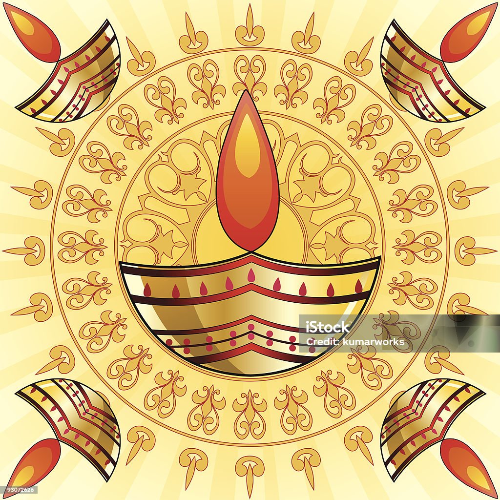 Sfondo di Diwali - arte vettoriale royalty-free di Amore