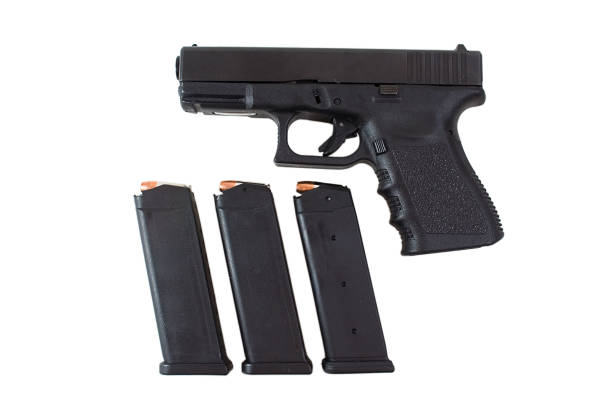 istock Handgun with Spare Magazines 93072878