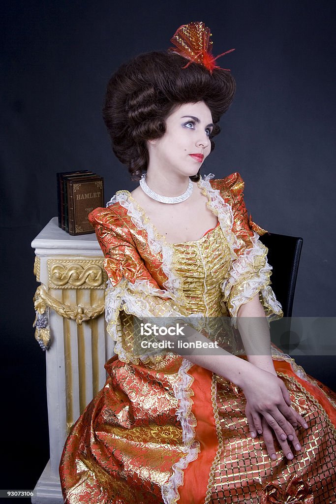 portret do século 18 - Royalty-free Adulto Foto de stock