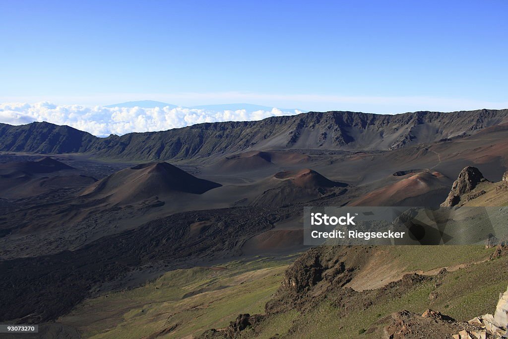 Кратер Халеакала - Стоковые фото Haleakala Crater роялти-фри
