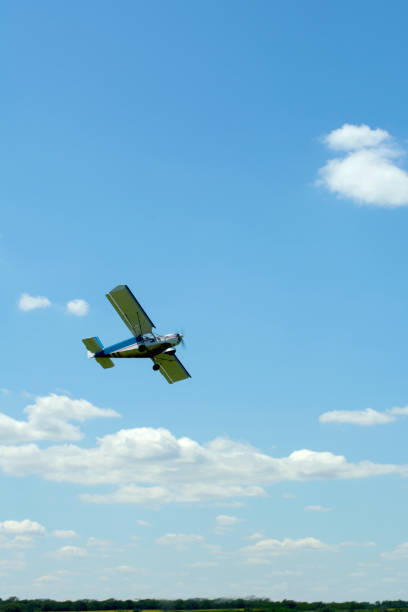 istock small sport plane flying in the sky 930737048