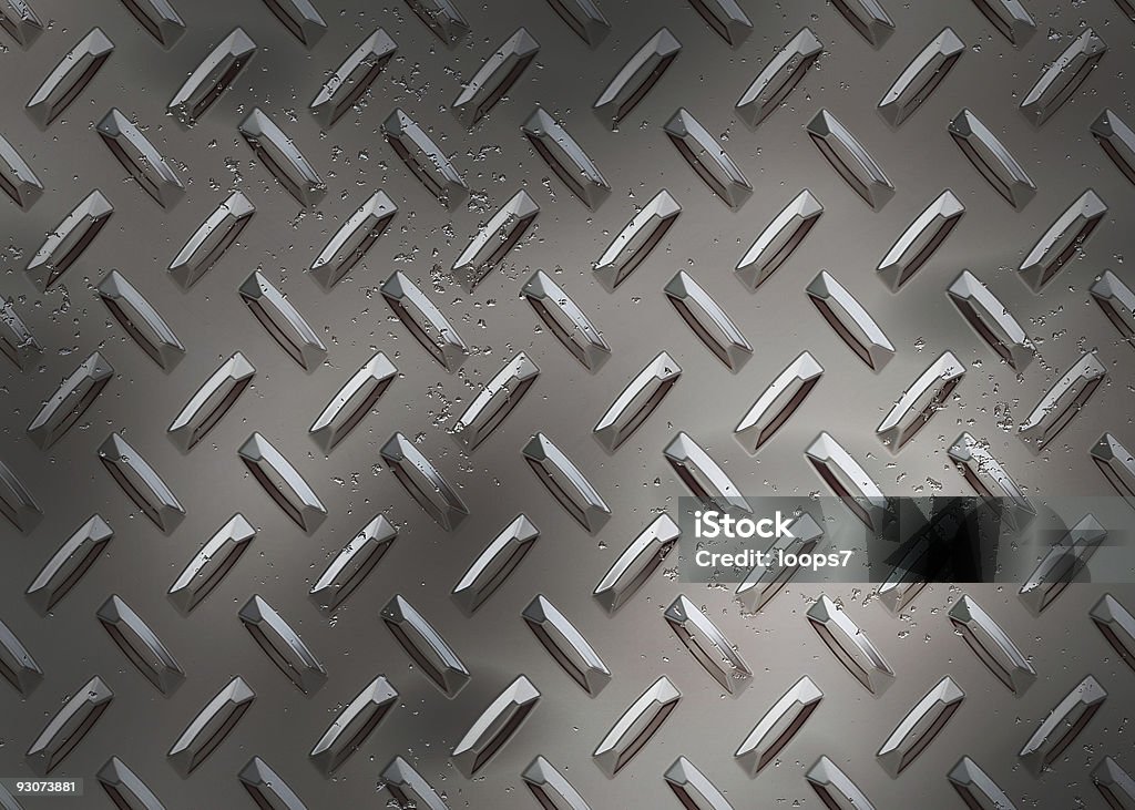 Diamante placa metal - Foto de stock de Acero libre de derechos