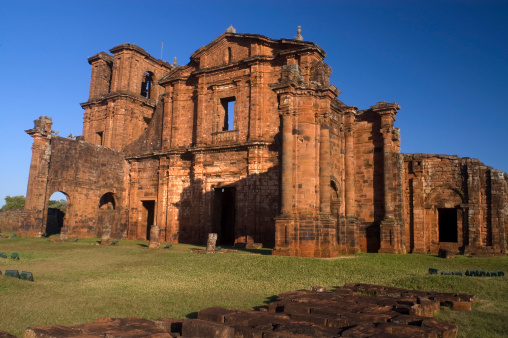 Jesuit ruins of San Miguel Mission in Southern Brazil