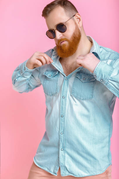 istock beard man in sunglasses and denim shirt 930741164