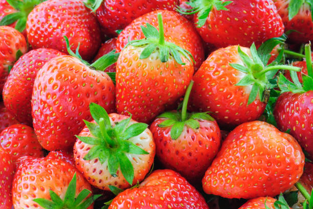 istock fresh strawberry background for wallpaper 930741402