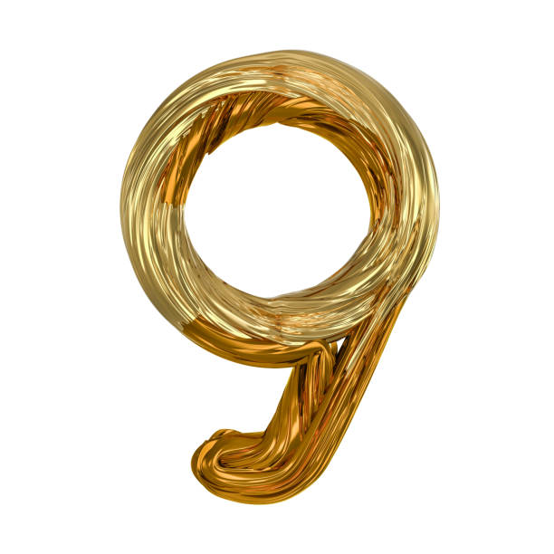 istock Image of gold color alphabet isolated on white. 3D 930747520