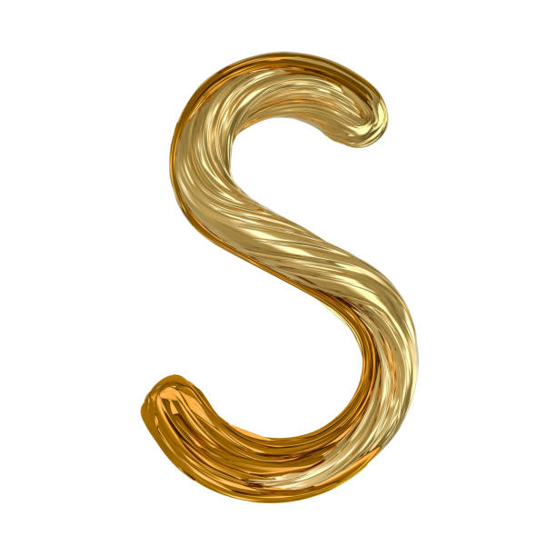 istock Image of gold color alphabet isolated on white. 3D 930747580
