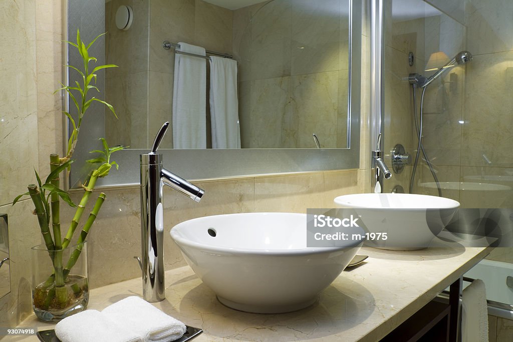 Design of a bathroom Modern style interior design of a bathroom Beauty Stock Photo