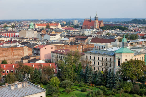 istock Kazimierz and Stradom from Above in Krakow 930759358