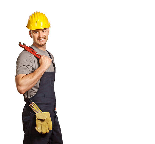 istock caucasian handyman isolated on white 93076322
