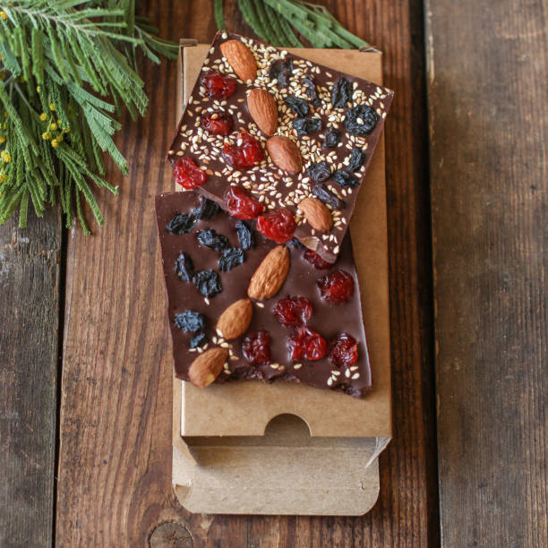 istock chocolate with nuts and dried fruits 930765022
