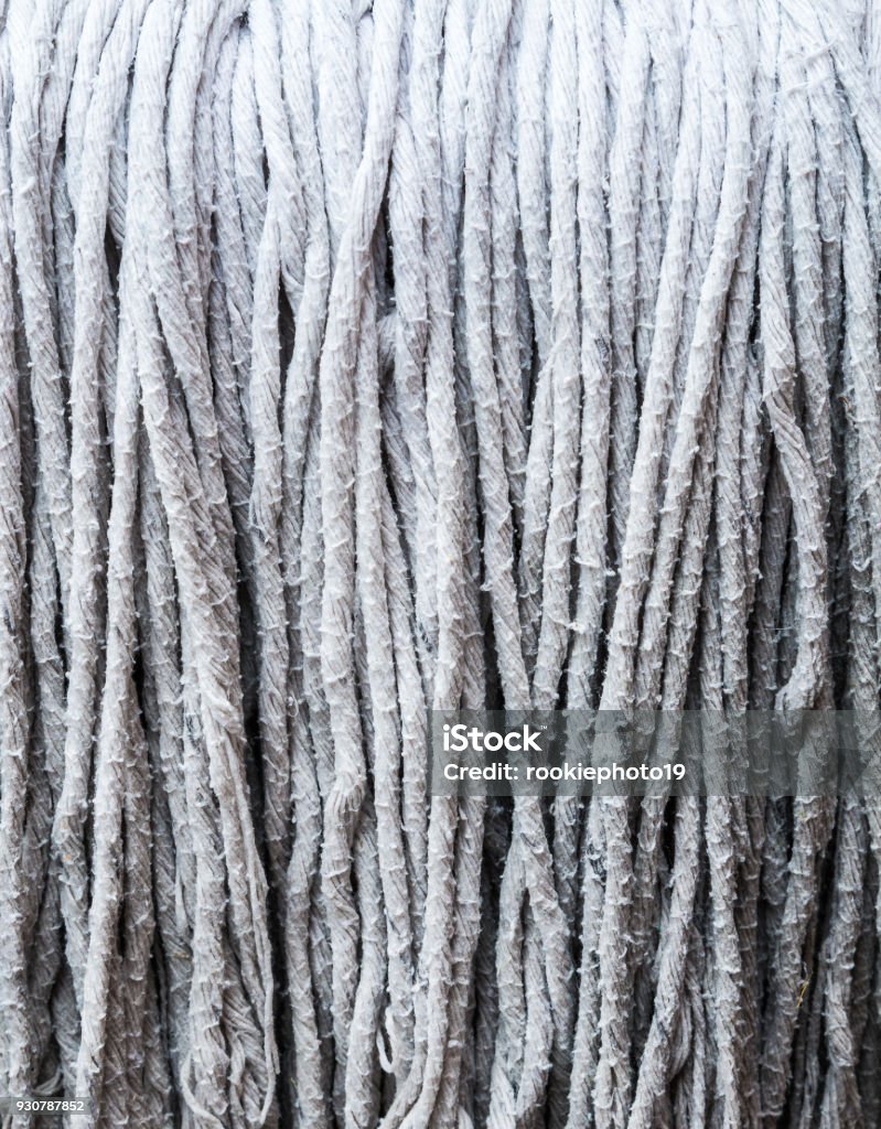 Fabric mob Close up dirty fabric mob for texture and background. Cotton Ball Stock Photo