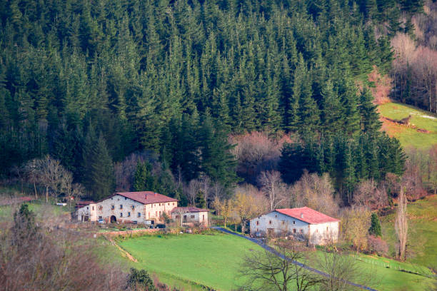 istock rural tourism at Basque Country fields, Spain 930788456