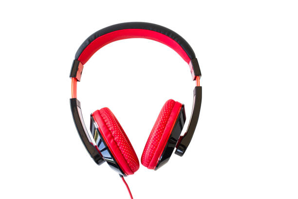 istock Close-Up Of Headphones Over White Background 930794632