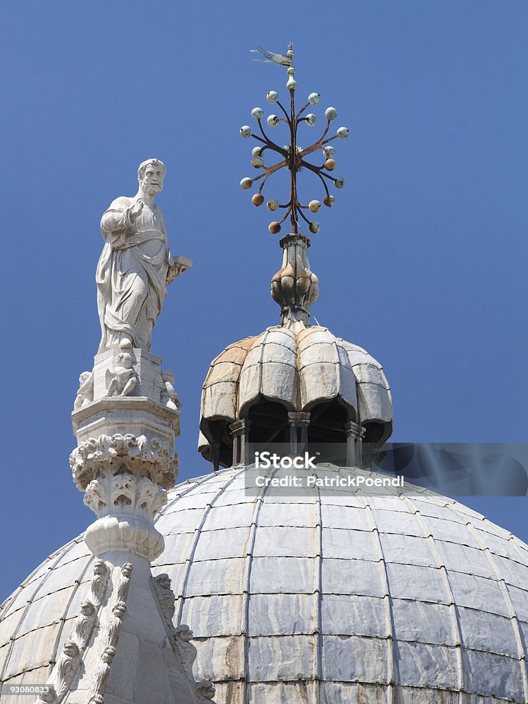 Detalhes da Basilica di San Marco (Basílica de São Marcos, em Veneza, - Foto de stock de Arcaico royalty-free