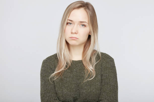 istock Bewildered displeased sorrowful woman going to cry 930813480