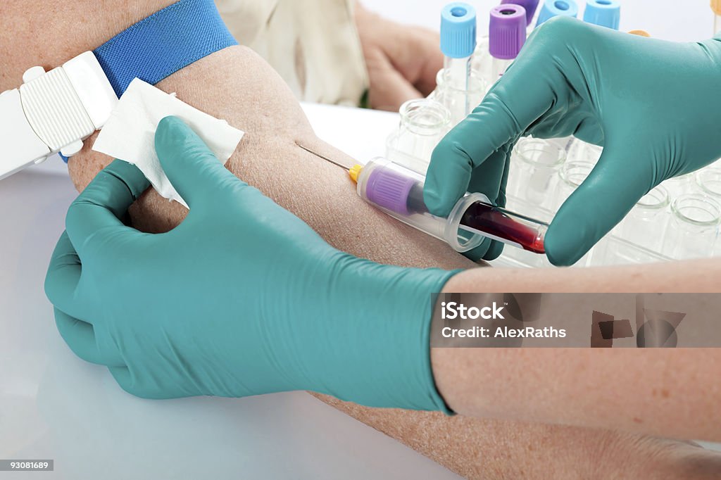 Drawing Blood  Blood Donation Stock Photo