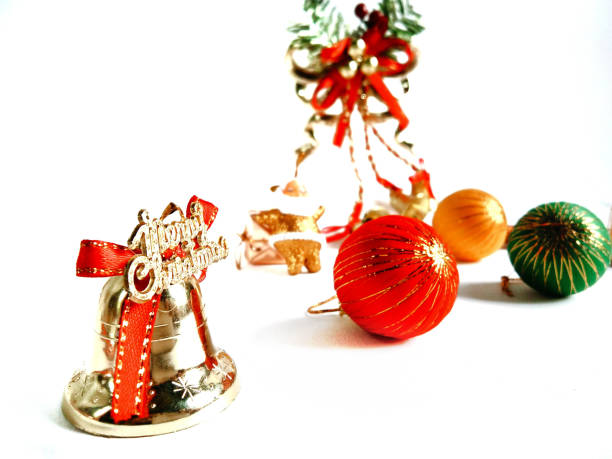 istock Christmas Decoration on isolated white background with copy space 930819260