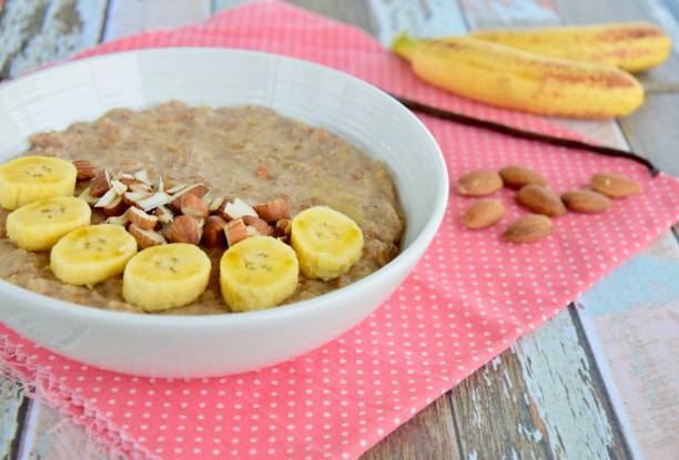 istock Porridge with banana and almond 930840794