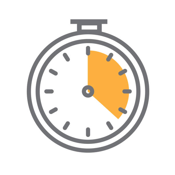 Time Tracking Illustration Image that illustrates tracking your time punch clock stock illustrations