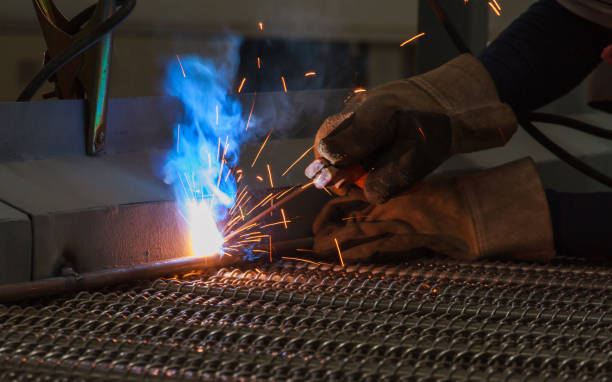 istock Arc welding and welding fumes. 930851830