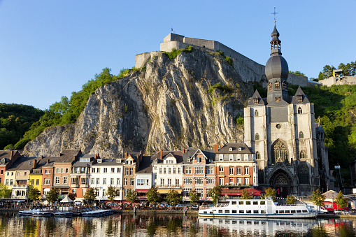 City of Dinant in the Ardennes, Belgium