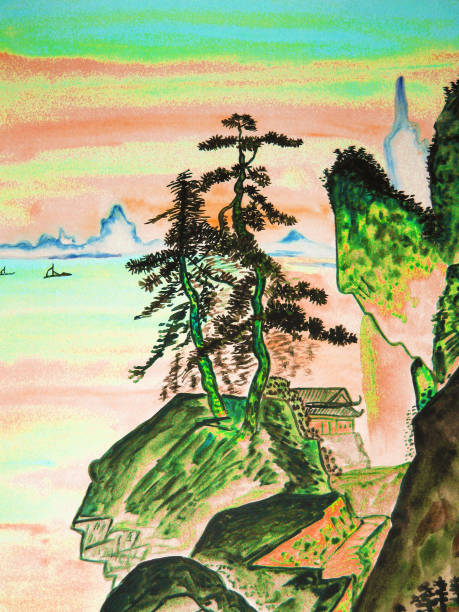 istock Landscapes in style of Chinese art 930858174
