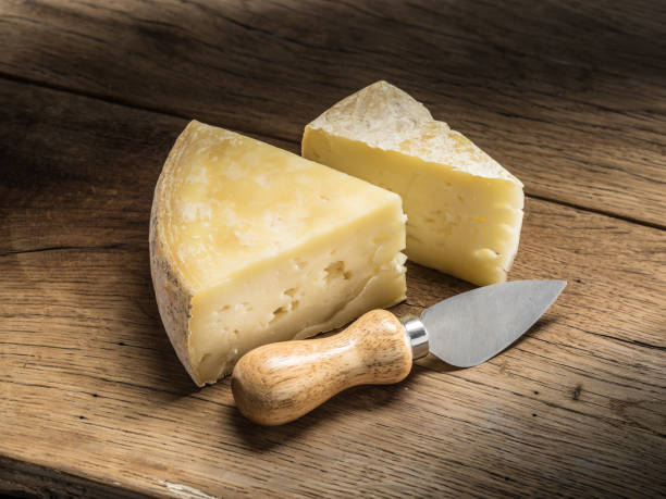 istock Pieces of homemade cheese. 930858478