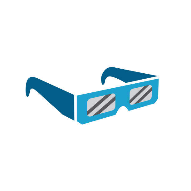 Eclipse glasses - safely viewing the total solar eclipse Eclipse glasses to safely view the total solar eclipse eclipse icon stock illustrations