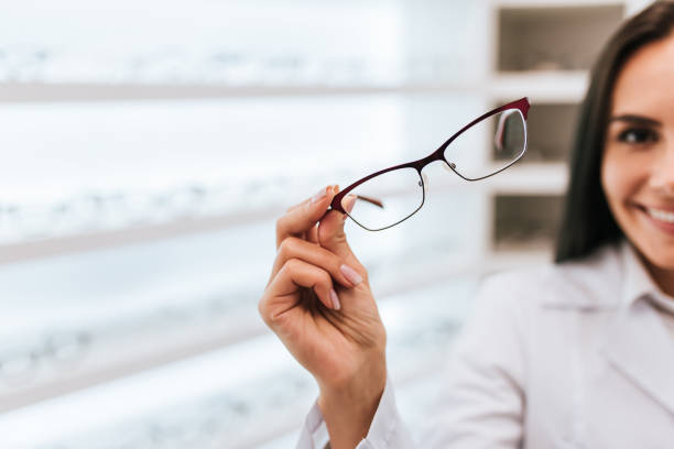 istock Female doctor in ophthalmology clinic 930863962