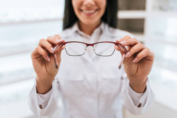 istock Female doctor in ophthalmology clinic 930863966