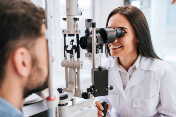 istock Doctor and patient in ophthalmology clinic 930864182