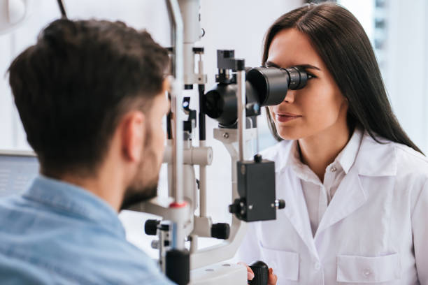 istock Doctor and patient in ophthalmology clinic 930864256