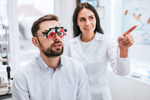 istock Doctor and patient in ophthalmology clinic 930864964