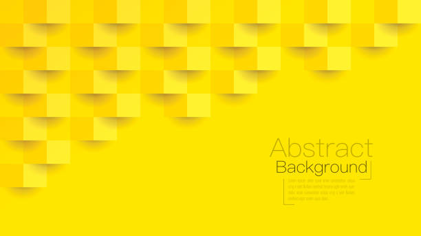 Yellow abstract background vector. vector art illustration