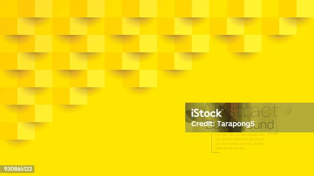 Yellow Abstract Background Vector Stock Illustration - Download Image Now - Yellow Background, Yellow, Abstract Backgrounds