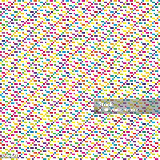 Vector Color Pattern Stock Illustration - Download Image Now - Abstract ...