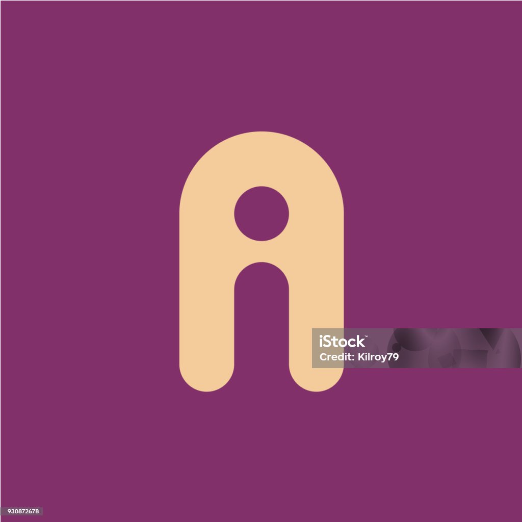 Two letters A and I ligature symbol. Two letters A and I ligature symbol. Letters AI together sign. Rounded style link symbols. Text icon. Abstract stock vector