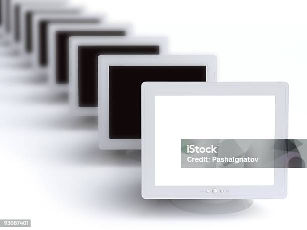 Monitor Stock Photo - Download Image Now - Black Color, Blank, Color Image