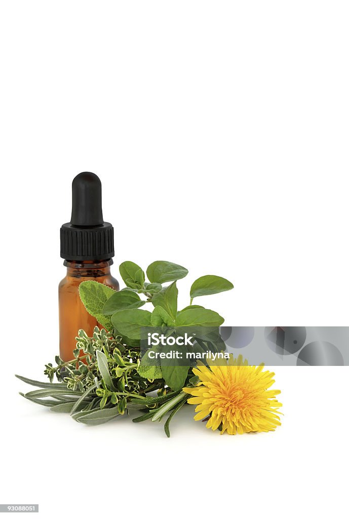 Herb la terapia - Foto de stock de Aceite de aromaterapia libre de derechos