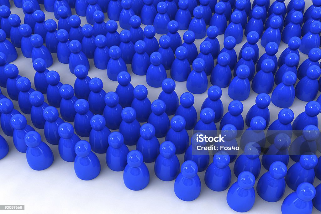 Multitud de pawns - Foto de stock de Abstracto libre de derechos