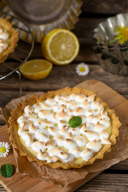 istock Sweet lemon meringue pie for dessert 930910856